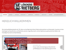 Tablet Screenshot of loeschzug-rietberg.de